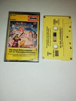 Die Hexe Schrumpeldei Folge 7 und die Walpurgisnachthexerei 5-fach Silber geschraubt Gelb mit Gelben Aufkleber 515107.4(Innencover fleckig)